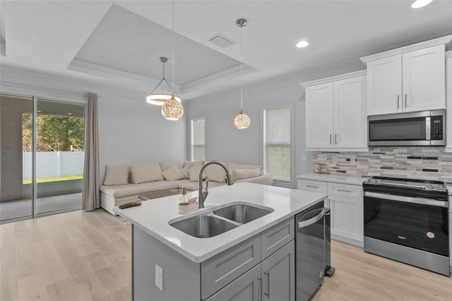 Furnished interior view inside a new home in , North Port (Image 13). Furnished interior view inside a new home in , North Port (Image 13).