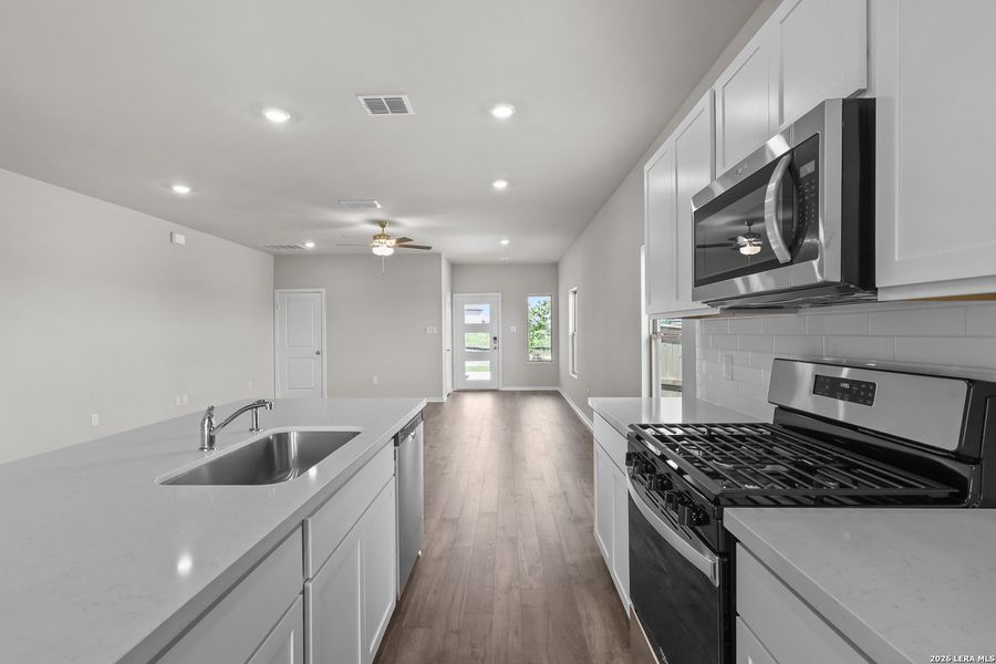 Furnished interior view inside a new home in The Parklands, Schertz (Image 12).