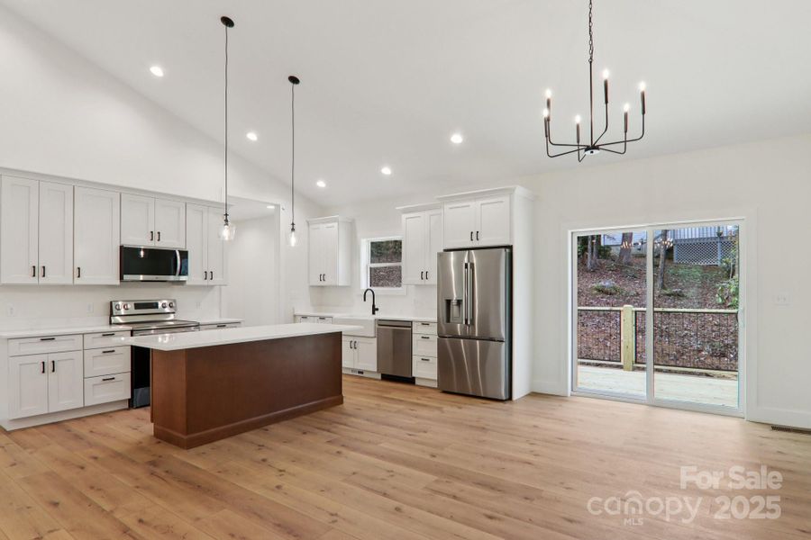 Furnished interior view inside a new home in , Mills River (Image 10). Furnished interior view inside a new home in , Mills River (Image 10).