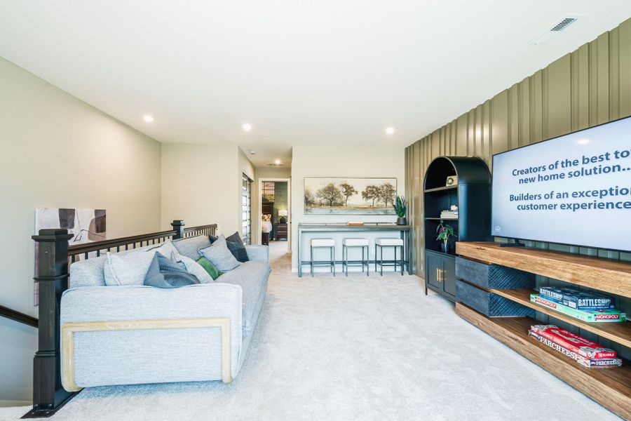 Representative furnished interior of a home built from the Camden by Fischer Homes in Easton Park, Dallas (Image 40).