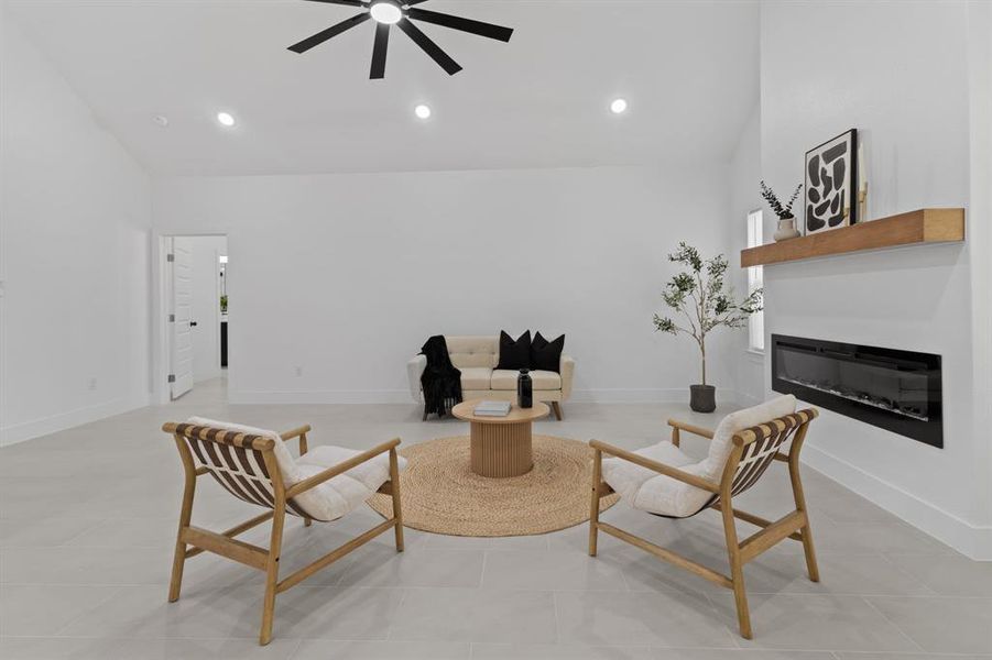 Furnished interior view inside a new home in , Fort Worth (Image 8).