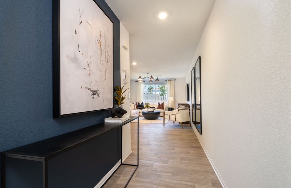 Representative furnished interior of a home built from the Kaufman by Pulte Homes in Strata, Dacono (Image 6).
