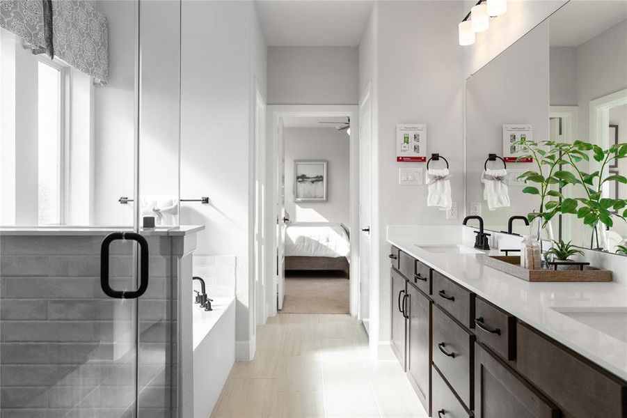 Beazer Homes Wildflower Ranch Brenham Floorplan. This is not a photo of the actual home, but is a photo of the Brenham floorplan.