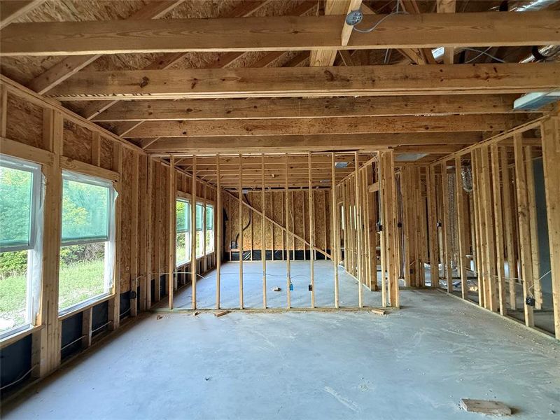 In-progress construction of a new home in Zion Trails, Poolville, TX (Image 4).