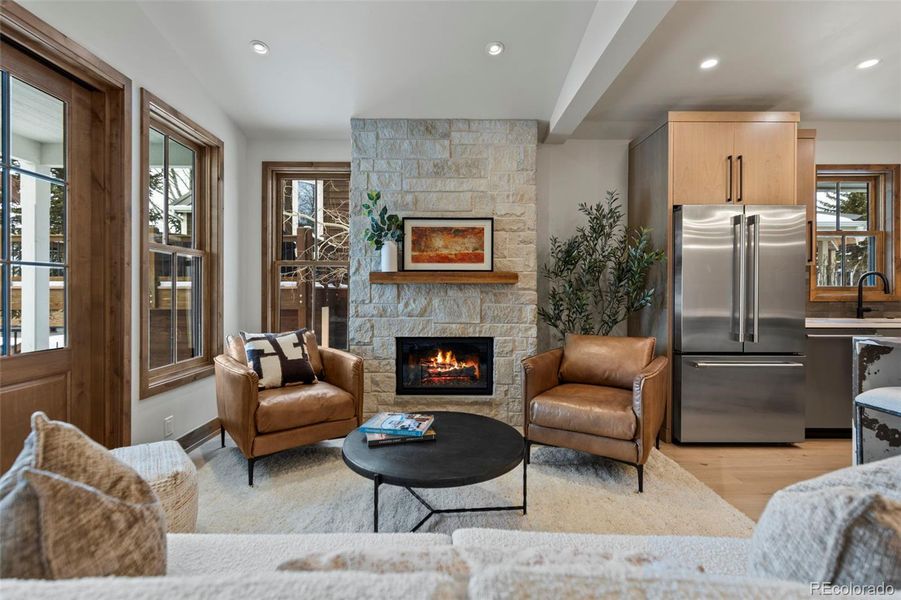 Furnished interior view inside a new home in , Breckenridge (Image 13).
