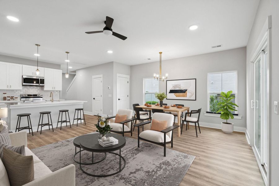 Furnished interior view inside a new home in , Goose Creek (Image 11).