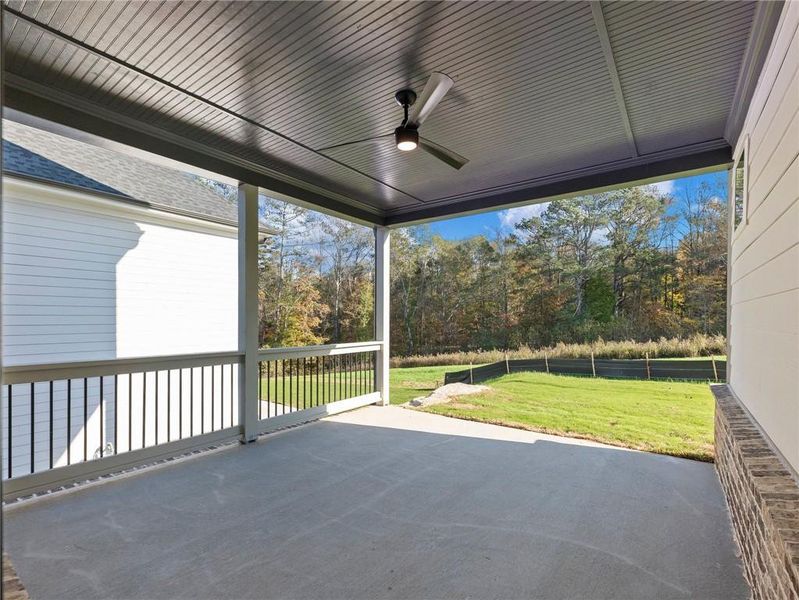 Exterior details and patio area of a home in , Buford (Image 2). Exterior details and patio area of a home in , Buford (Image 2).