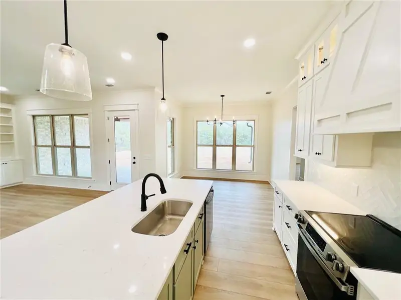 Furnished interior view inside a new home in , Cartersville (Image 11).