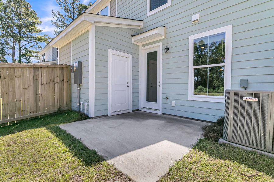 Front exterior of a new home in Abbey Walk, Moncks Corner, SC, highlighting curb appeal (Image 28).
