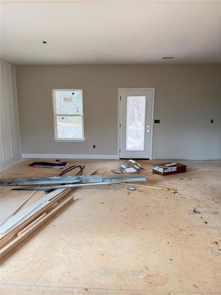 In-progress construction of a new home in , Gainesville, GA (Image 4).