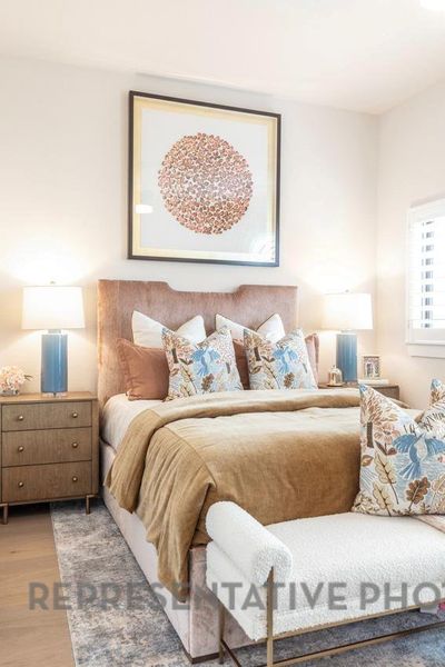 Furnished interior view inside a new home in Jordan Ranch: 65ft. lots, Fulshear (Image 10).