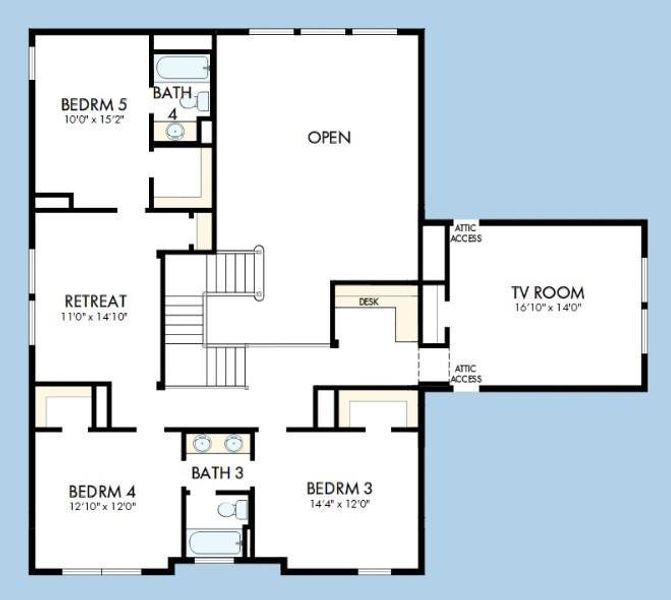 The success of a floor plan is the way you can move through it…You’ll be amazed at how well this home lives…We call it traffic patterns.