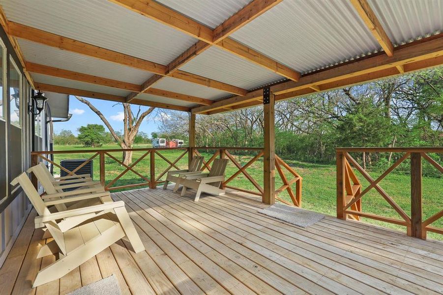 Exterior details and patio area of a home in , Savoy (Image 26). Exterior details and patio area of a home in , Savoy (Image 26).