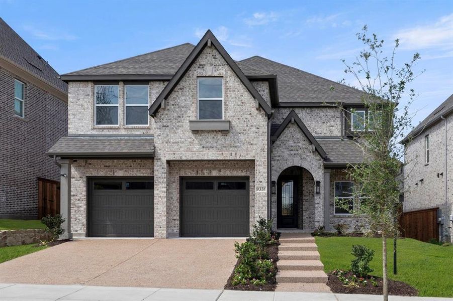 Front exterior of a new home in Inspiration, Lucas, TX, highlighting curb appeal (Image 25).