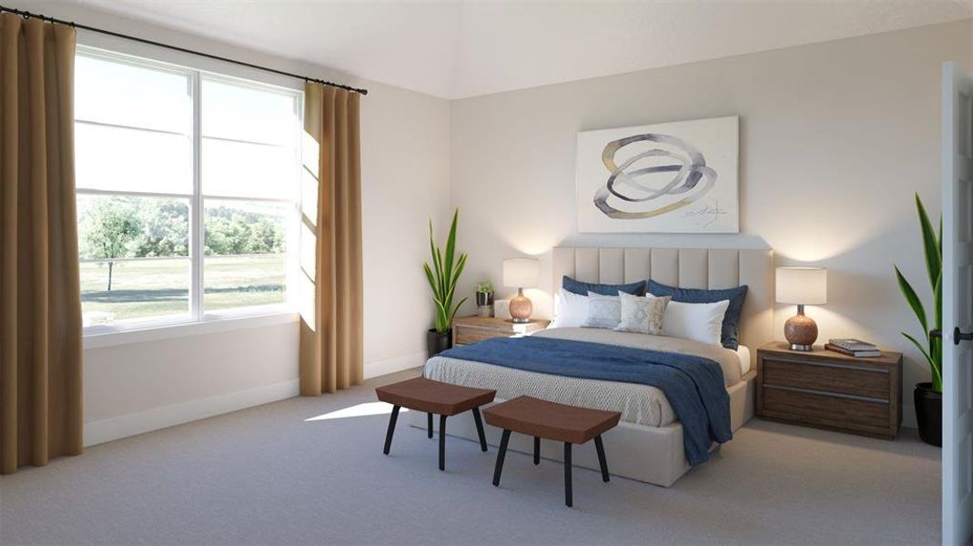 Furnished interior view inside a new home in North Square at Uptown, Celina (Image 4).