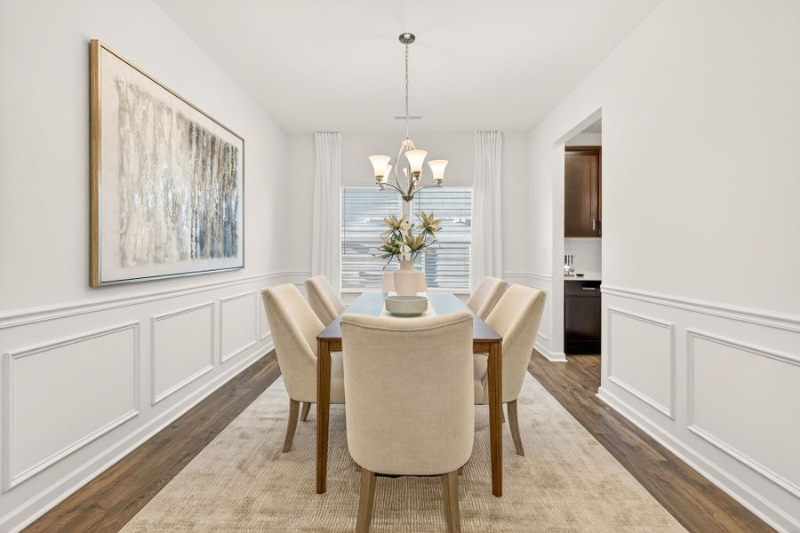 Furnished interior view inside a new home in Edgewater - The Links, Lancaster (Image 9).