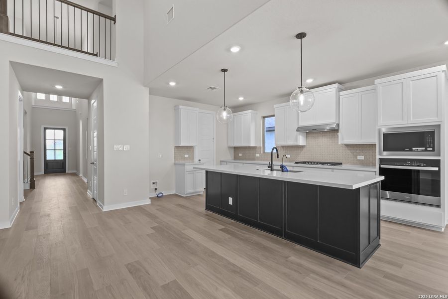 Furnished interior view inside a new home in Nopal Valley, San Antonio (Image 10).