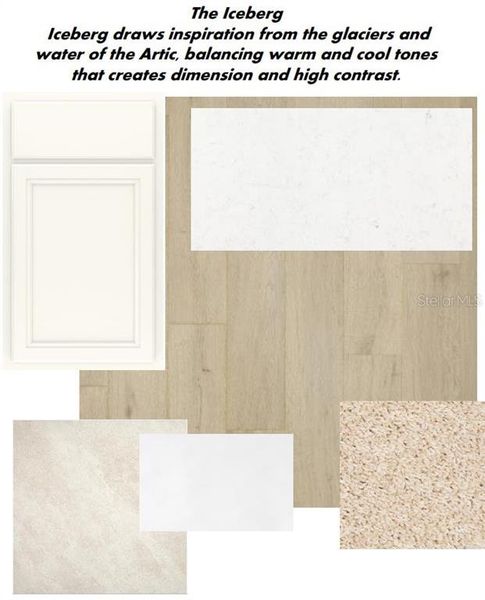 Sample of building materials used in homes in Vistera of Venice – Cottage Series, Nokomis (Image 7).