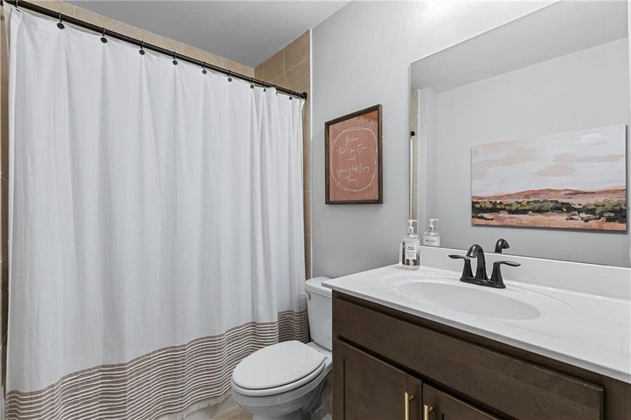 Furnished interior view inside a new home in , Hoschton (Image 16). Furnished interior view inside a new home in , Hoschton (Image 16).