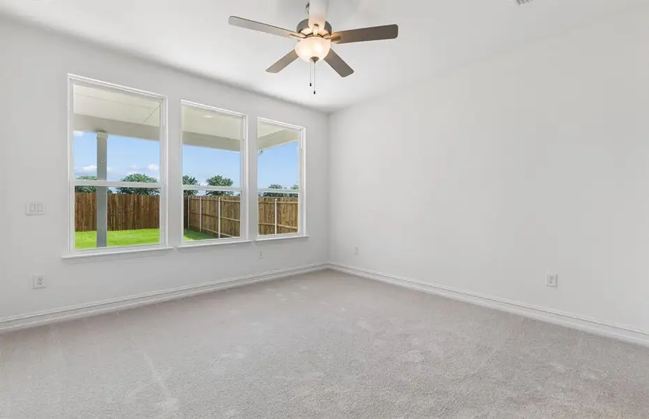 *Floorplan representation, not actual home - Spacious owner's suite with private bath