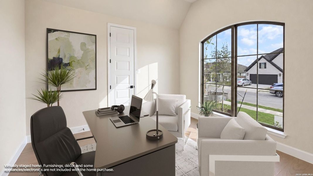 Furnished interior view inside a new home in Cibolo Valley Heights, Cibolo (Image 9).