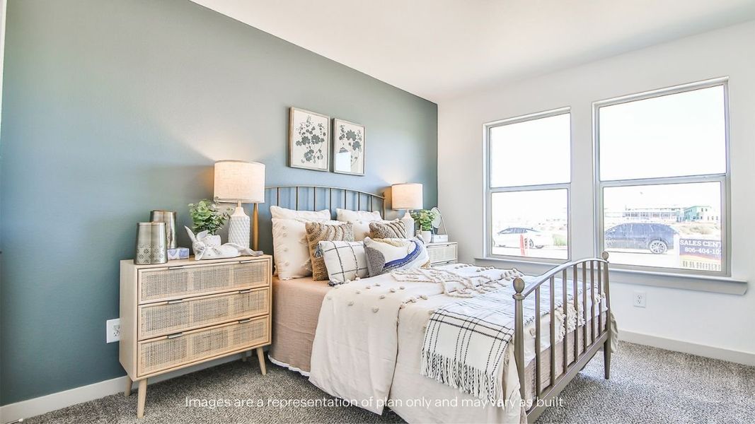 Furnished interior view inside a new home in Viridian, Lubbock (Image 3).