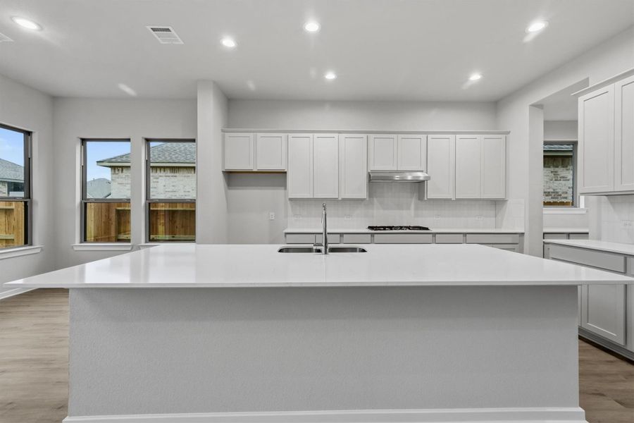 Furnished interior view inside a new home in Canterra Creek  60', Iowa Colony (Image 15).