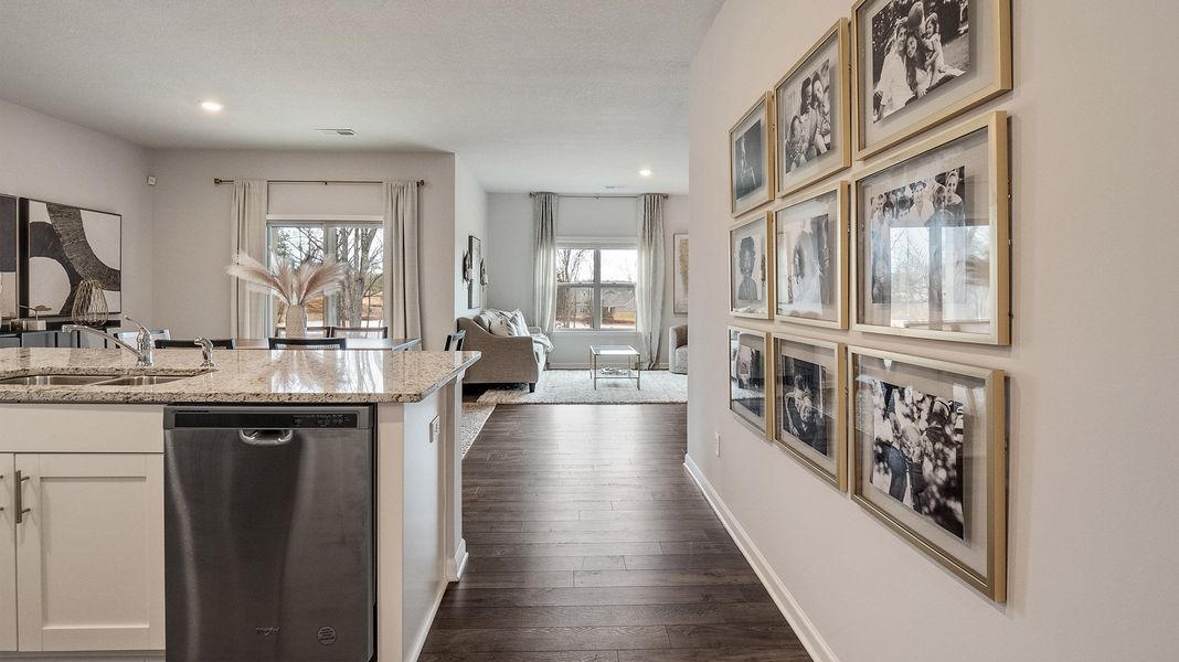 Representative furnished interior of a home built from the CALI by D.R. Horton in Riggs Pointe, Millington (Image 5).