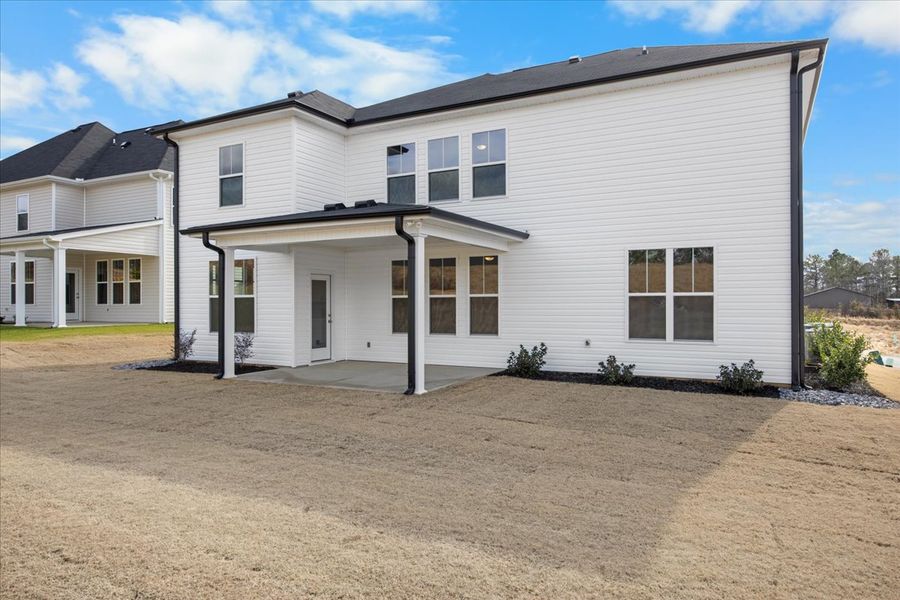 Exterior details and patio area of a home in Windsor, North Augusta (Image 26).