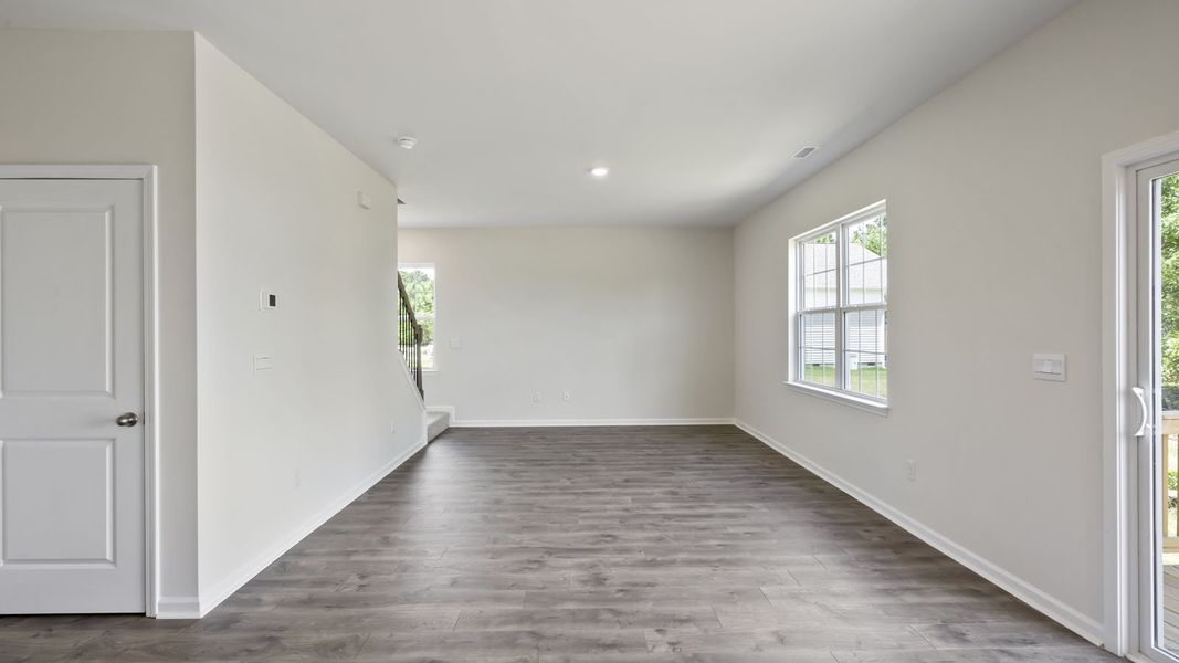 Spacious, unfurnished interior of a new home in Baker Farm, Youngsville (Image 18). Spacious, unfurnished interior of a new home in Baker Farm, Youngsville (Image 18).