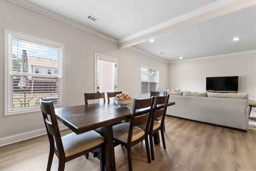 Furnished interior view inside a new home in Crofton Place Enclave, Snellville (Image 50).