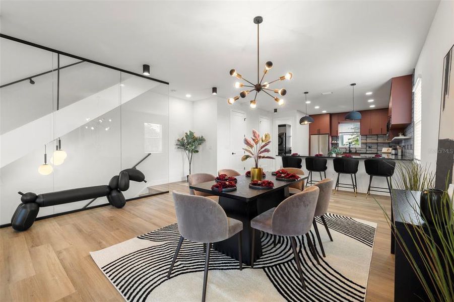 Furnished interior view inside a new home in , Tampa (Image 8).