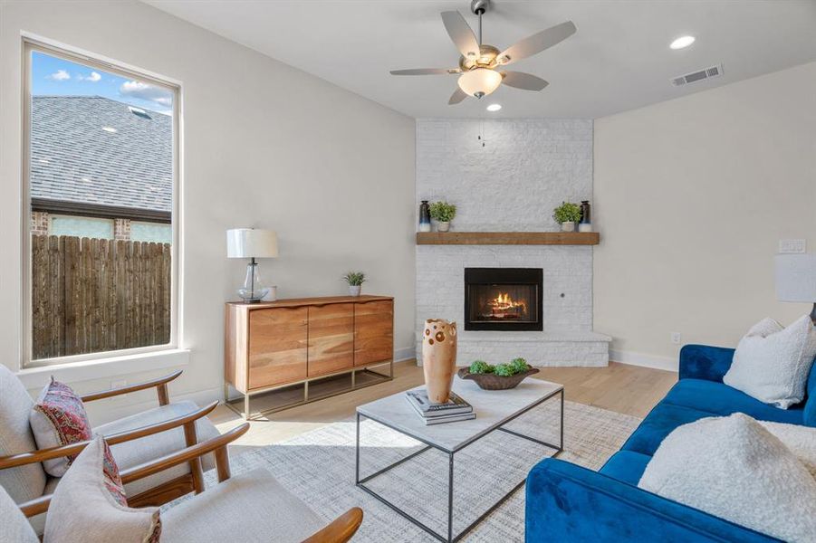Furnished interior view inside a new home in The Parks at Panchasarp Farms - Phase 2, Burleson (Image 8). Furnished interior view inside a new home in The Parks at Panchasarp Farms - Phase 2, Burleson (Image 8).