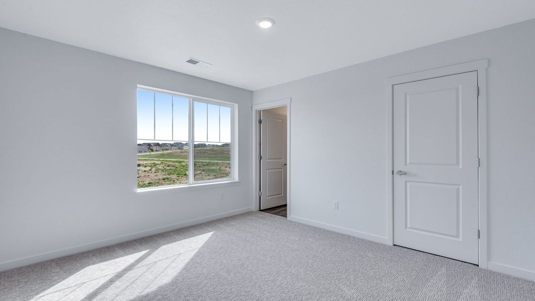 Spacious, unfurnished interior of a new home in Trails at Crowfoot, Parker (Image 21). Spacious, unfurnished interior of a new home in Trails at Crowfoot, Parker (Image 21).