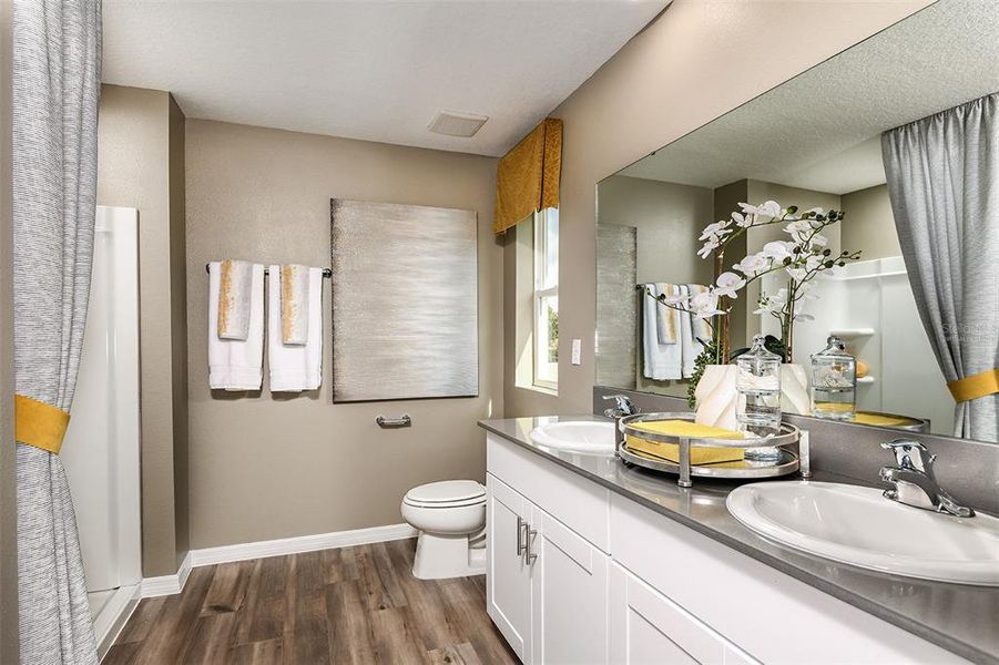 Furnished interior view inside a new home in Crosswinds, Haines City (Image 16).