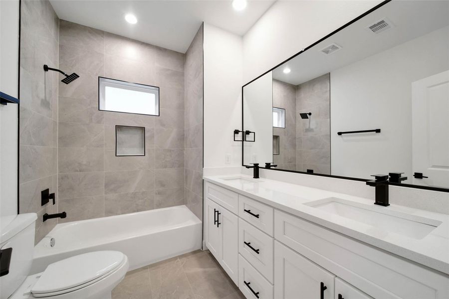 Furnished interior view inside a new home in , Houston (Image 15).