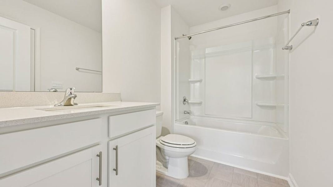 Furnished interior view inside a new home in Chapel Townes, Raleigh (Image 12).