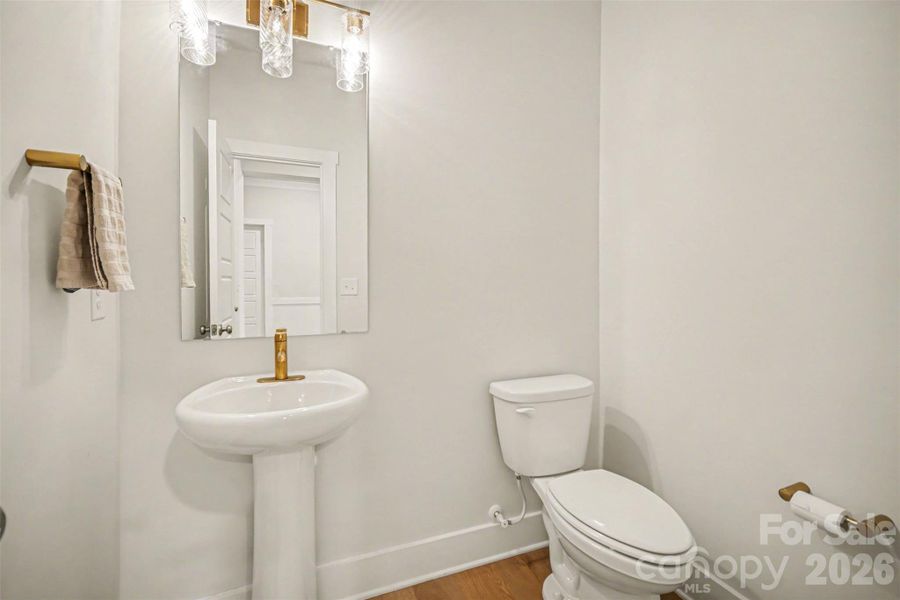 1st floor powder room