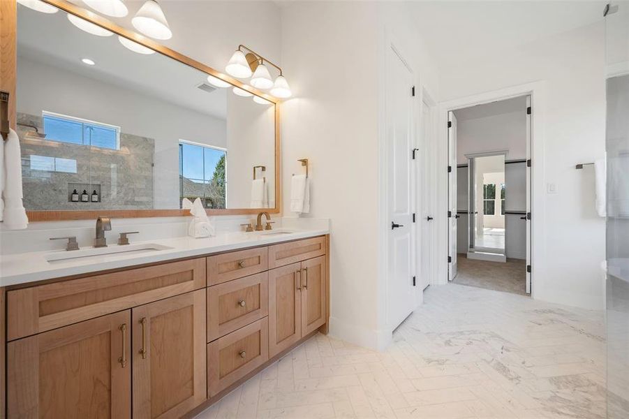 Furnished interior view inside a new home in , McKinney (Image 9). Furnished interior view inside a new home in , McKinney (Image 9).