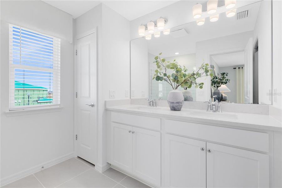 Furnished interior view inside a new home in , Davenport (Image 7).