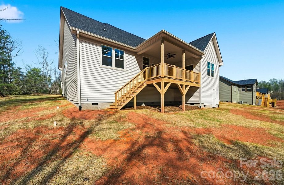 Exterior details and patio area of a home in , Morganton (Image 29).