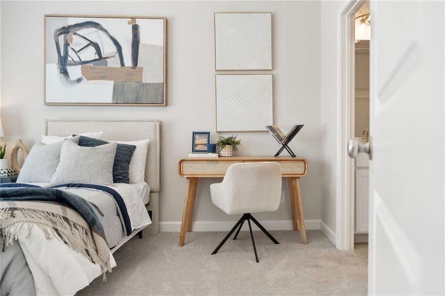 Furnished interior view inside a new home in East Park Village, Kennesaw (Image 14). Furnished interior view inside a new home in East Park Village, Kennesaw (Image 14).