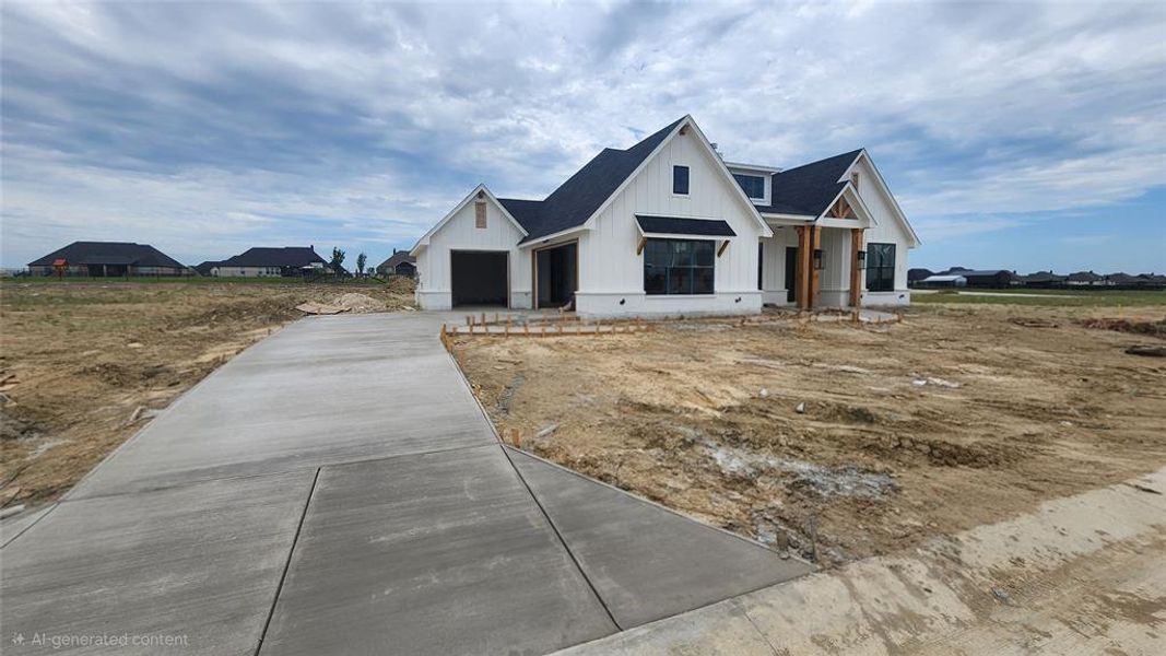 In-progress construction of a new home in Paloma Ranches, New Fairview, TX (Image 8).