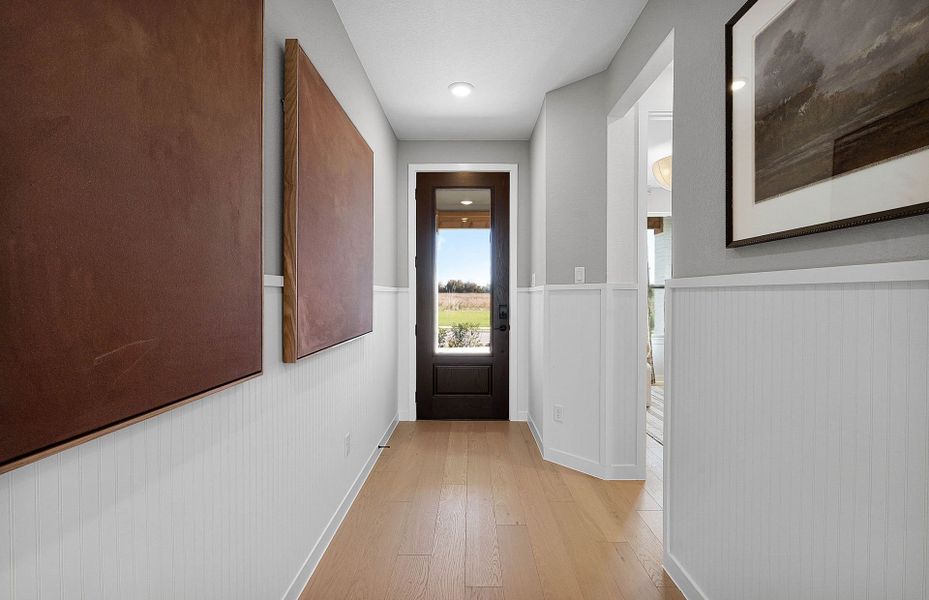 Representative unfurnished interior of a home built from the Sanford by Pulte Homes in Kuempel Farms, Pflugerville (Image 29).