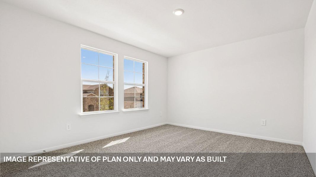Spacious, unfurnished interior of a new home in Bar W Ranch, Leander (Image 39).