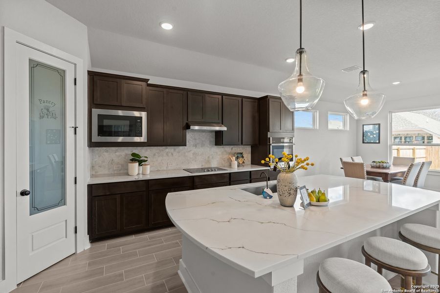Furnished interior view inside a new home in Alsatian Oaks, Castroville (Image 6). Furnished interior view inside a new home in Alsatian Oaks, Castroville (Image 6).