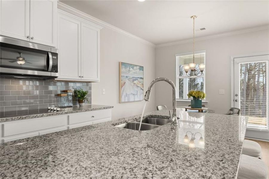 Furnished interior view inside a new home in Hillbrooke Preserve, Conyers (Image 53).