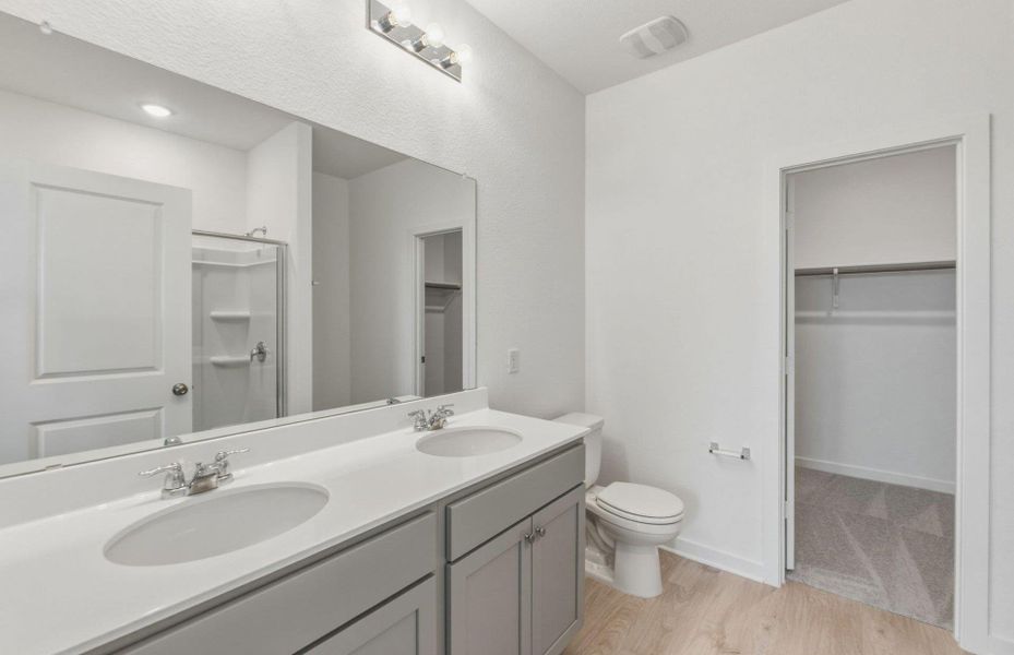 Furnished interior view inside a new home in County View, Temple (Image 7). Furnished interior view inside a new home in County View, Temple (Image 7).