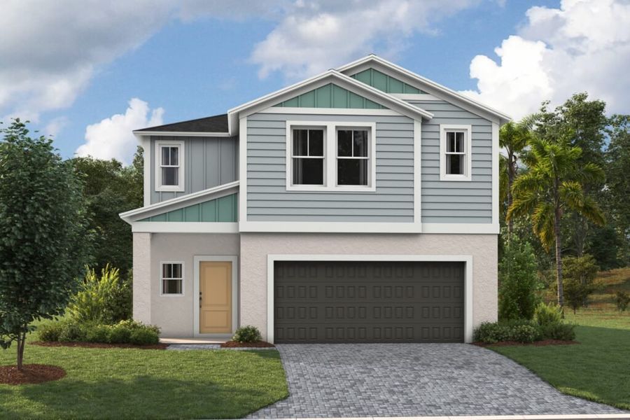 Representative exterior photo of a completed home built from the Indigo by Casa Fresca Homes in Pasadena Ridge, Dade City, FL (Image 25).