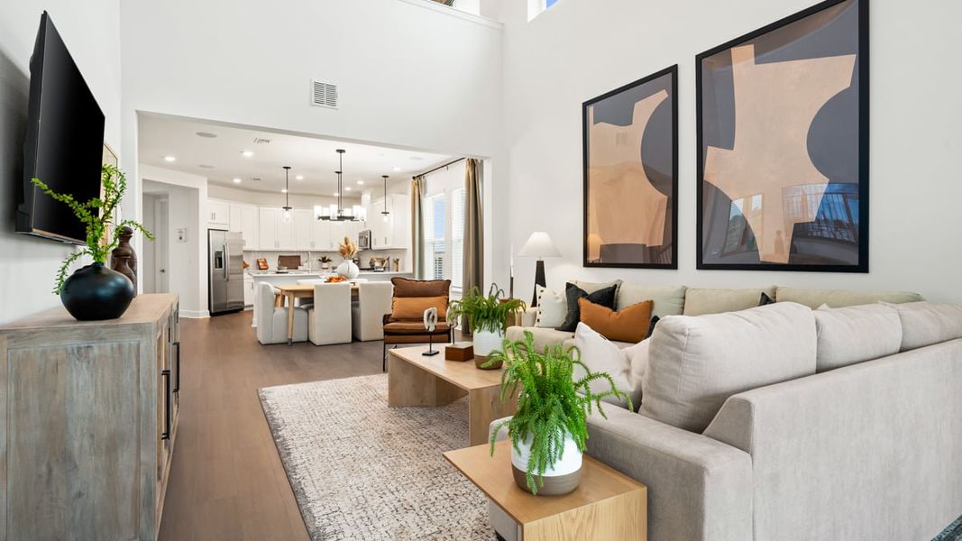 Representative furnished interior of a home built from the Anastasia by Taylor Morrison in Hillcrest, San Antonio (Image 11).